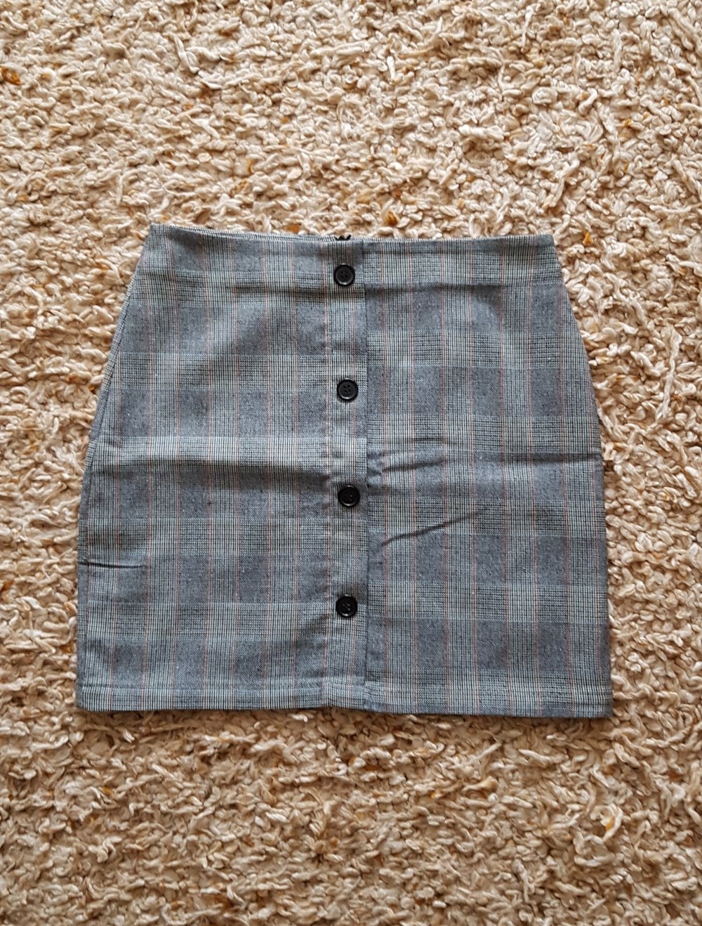 Neu! Karierter Minirock grau Gr.S