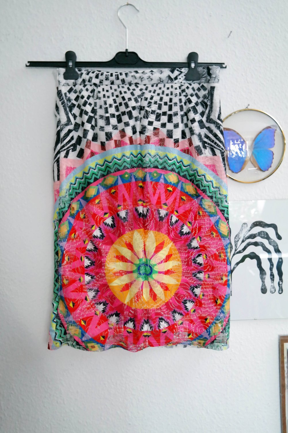 Bunt Mandala Hippie Ethno Rock Folklore Vintage 90er Style Bohemian M 38