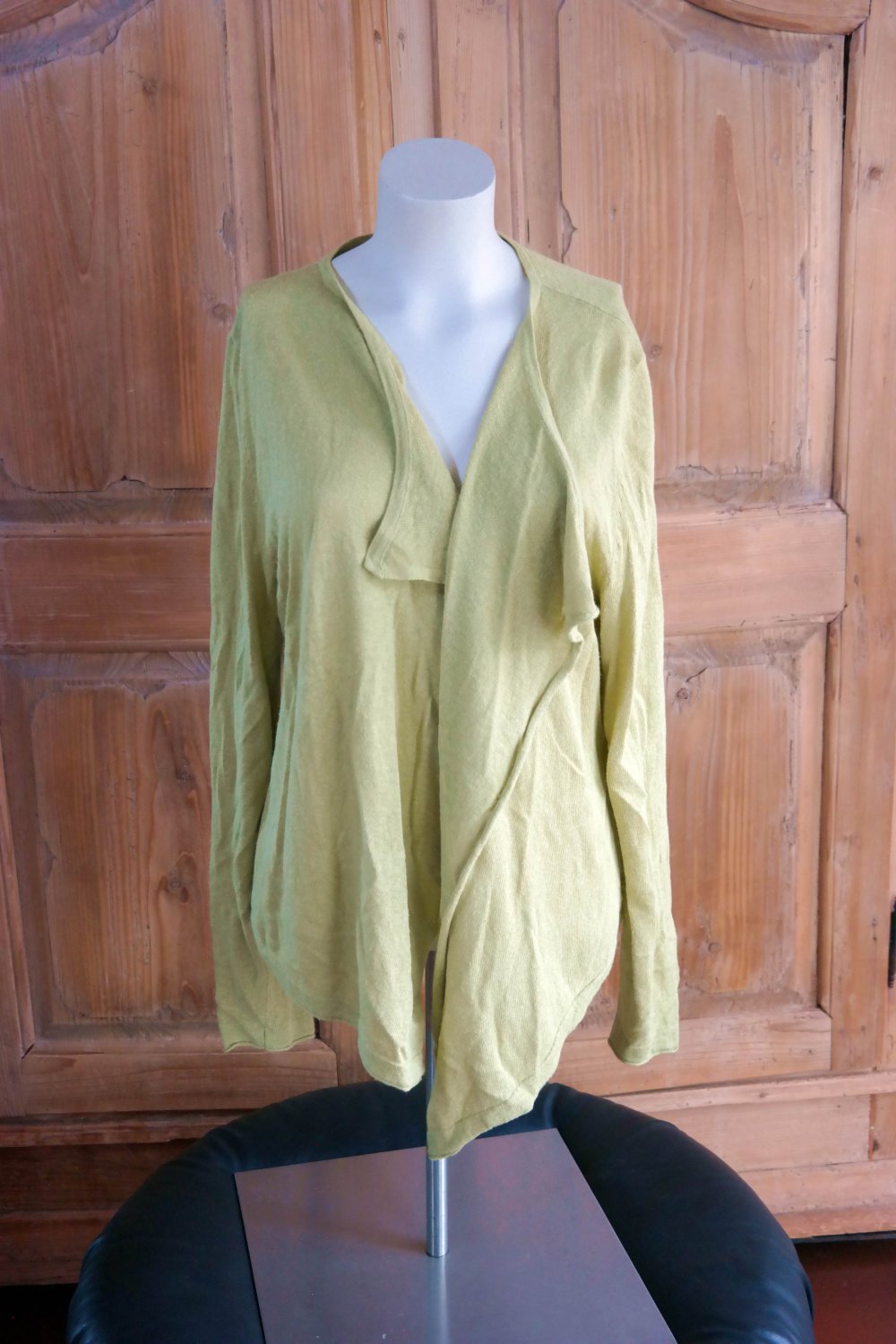 Braintree Cardigan Strickjacke Biobaumwolle Organic lindgrün gellgrün L 40