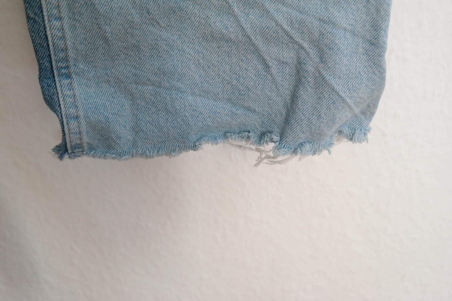 Pull & Bear Jeanshose Jeans Hose hellblau dunkelblau Muster zweifarbig 38 M