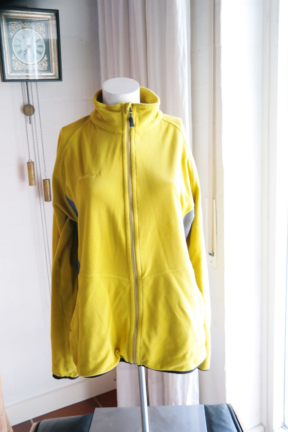 Mammut Fleecejacke gelb Sportjacke Ski Layer Winter XL 