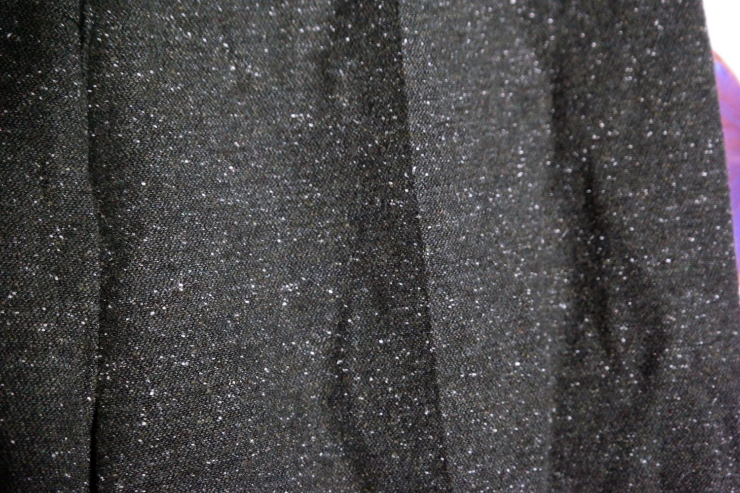 Cartoon Hose Anzughose Wollhose wide Leg dunkelgrün 36 S