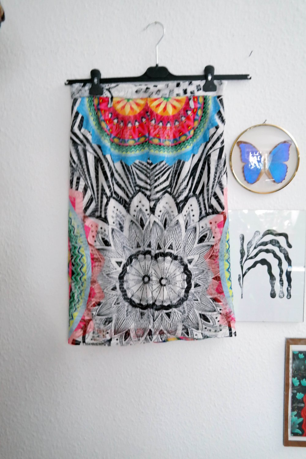 Bunt Mandala Hippie Ethno Rock Folklore Vintage 90er Style Bohemian M 38
