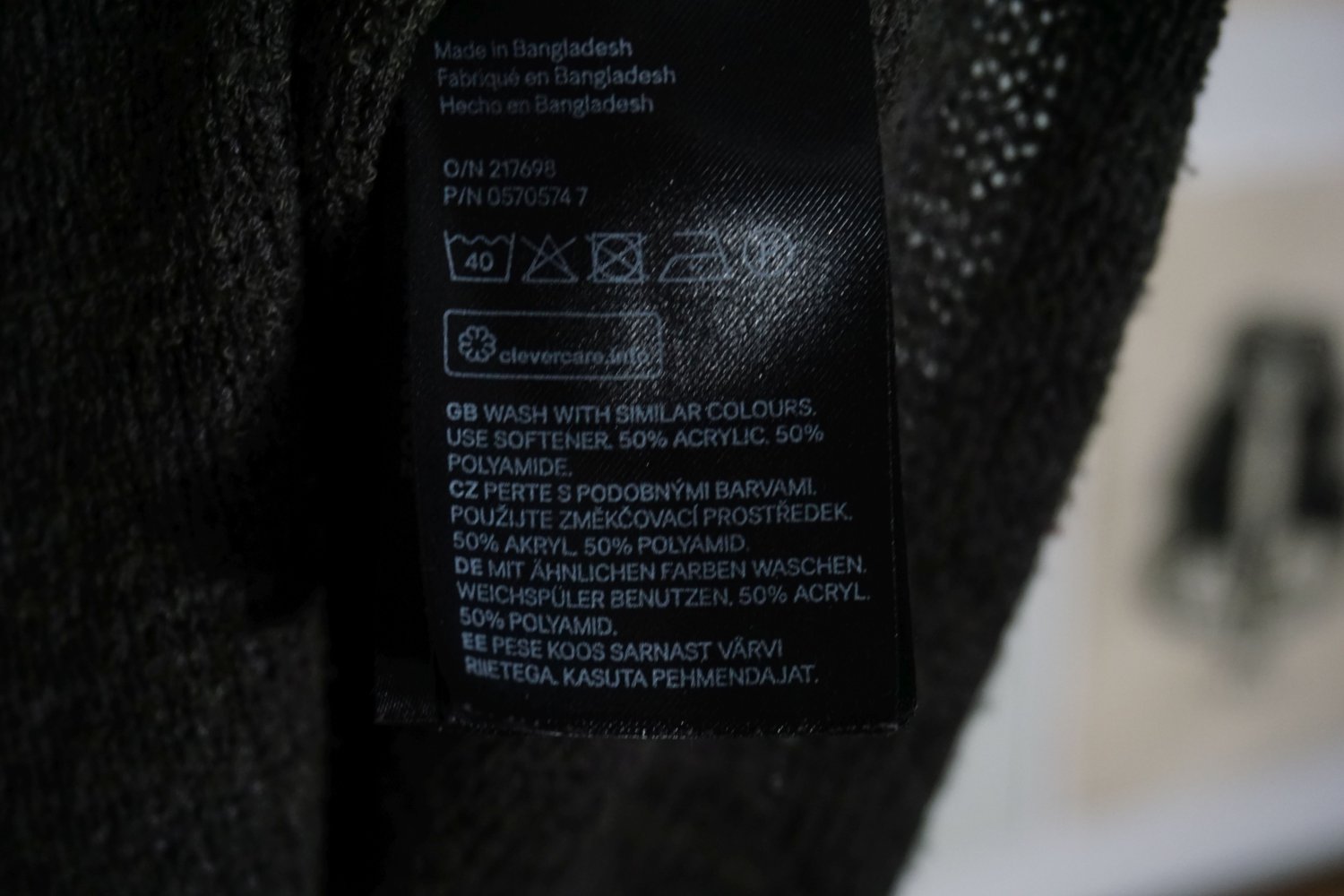 Pullover H&M oversized schwarz V-Ausschnitt Layering XL 42