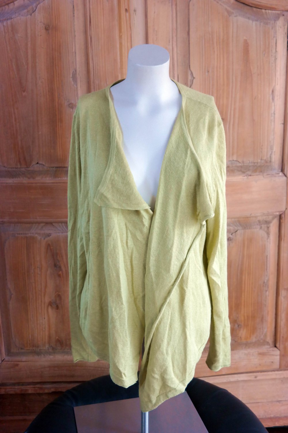 Braintree Cardigan Strickjacke Biobaumwolle Organic lindgrün gellgrün L 40