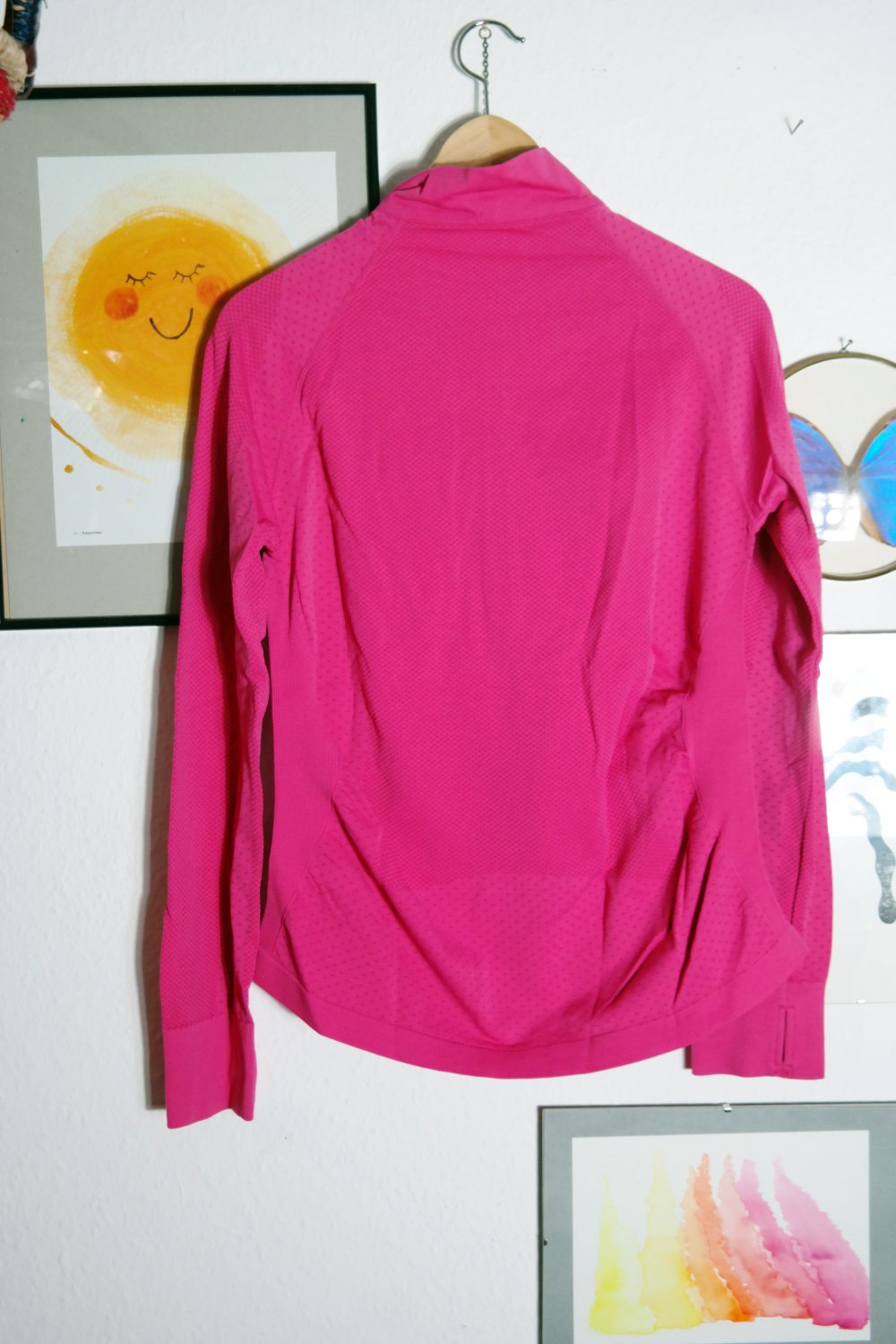 TCM Sportshirt Skipullover Rollkragenpullover Zipper pink 40 L