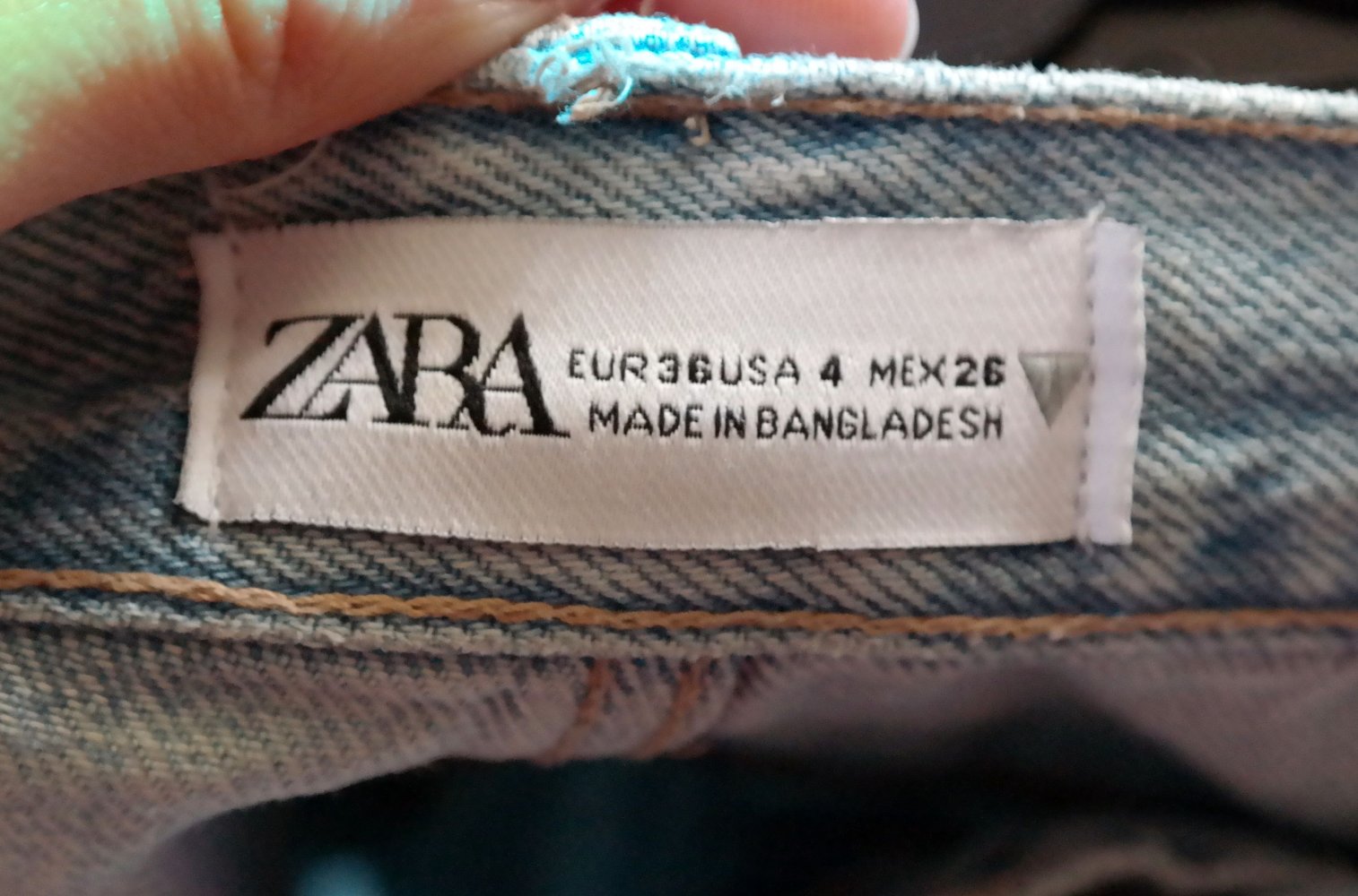 Zara Wide Leg Jeans Hose Jeanshose Hellblau 36 M HighWaisted blau
