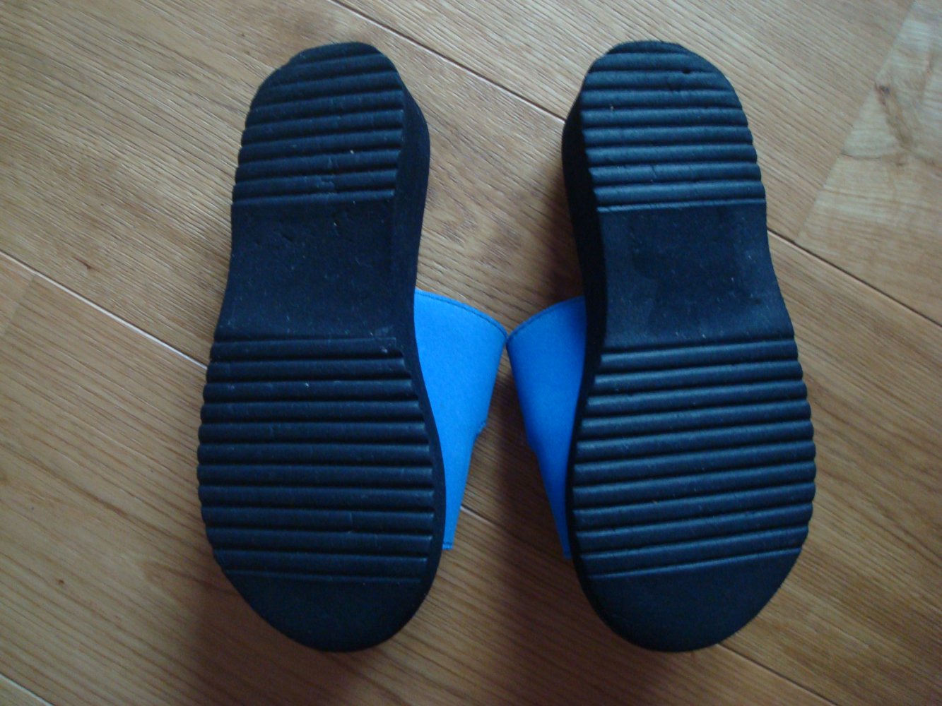 blaue Clogs, Sandalen, Slipper, Wedges, Pantoletten mit Plateau