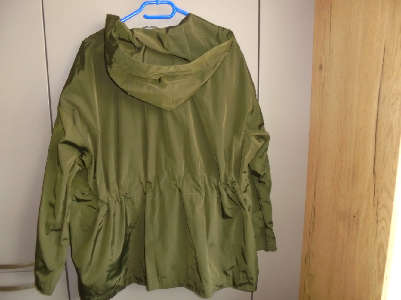 Marc O Polo Damen Windbreaker- Gr.42 grün Regenjacke mit Kapuze