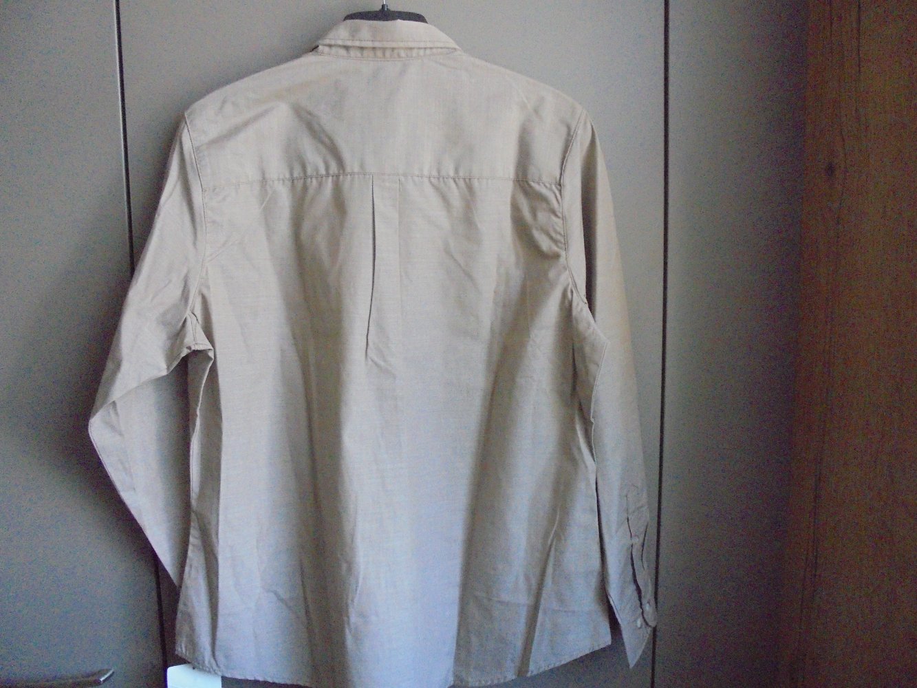 NEU: Damen Bluse beige Gr. L langarm von Chef Works