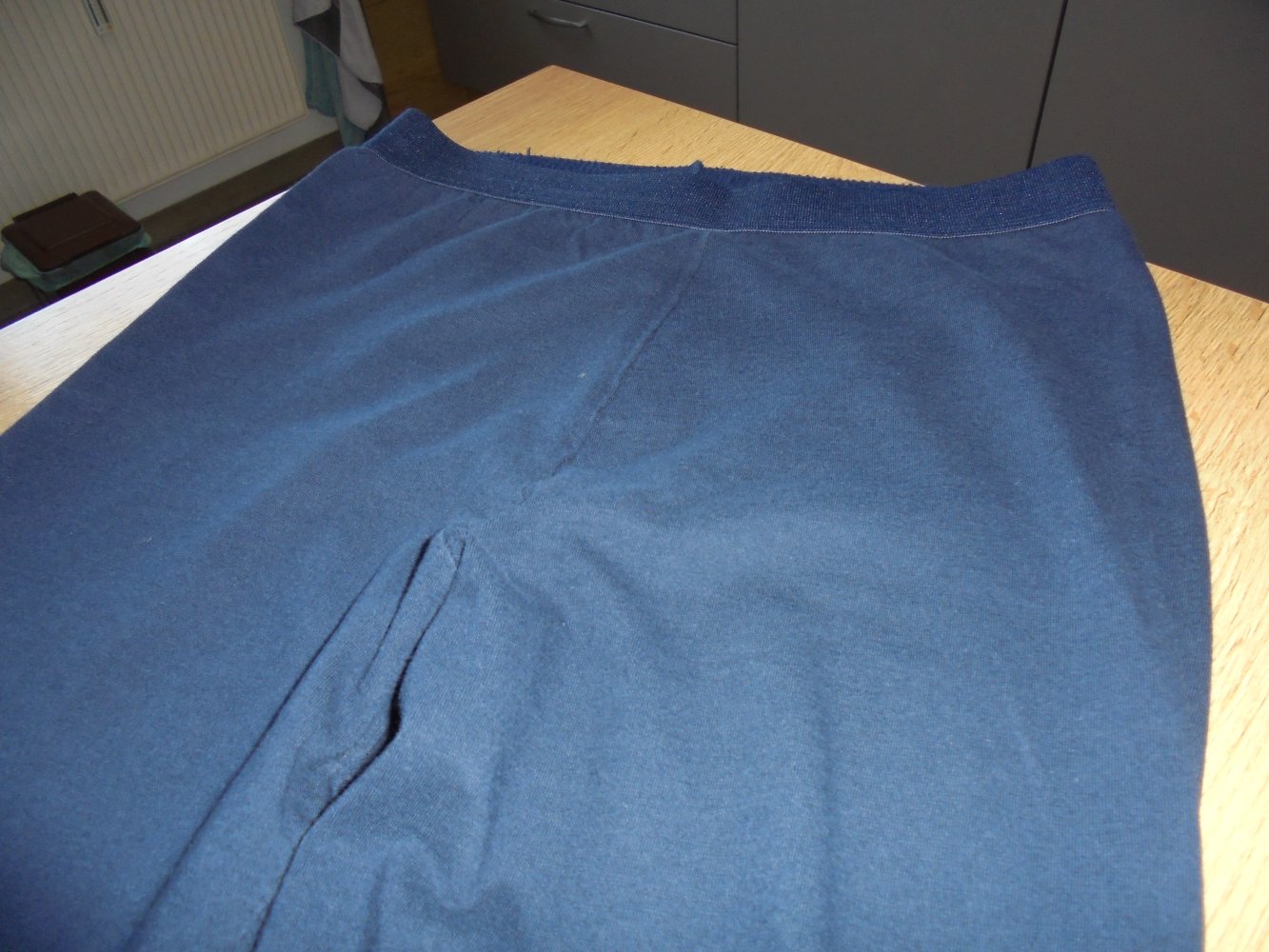 Herren Unterhose- Sport Unterzieher lang Gr. L blau v. Crane