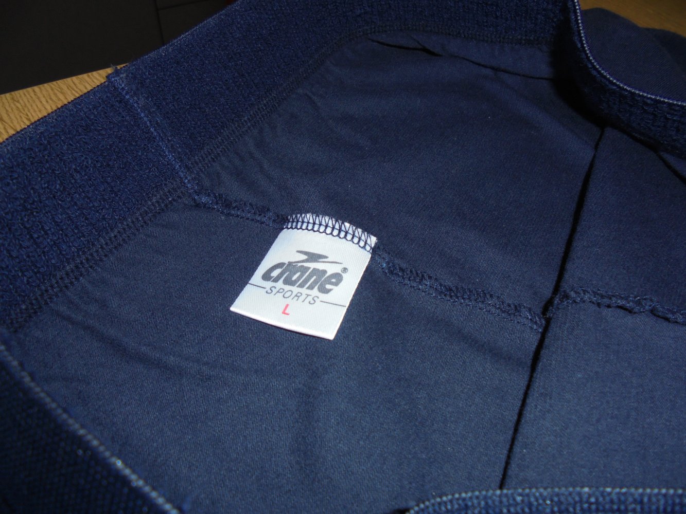 Herren Unterhose- Sport Unterzieher lang Gr. L blau v. Crane
