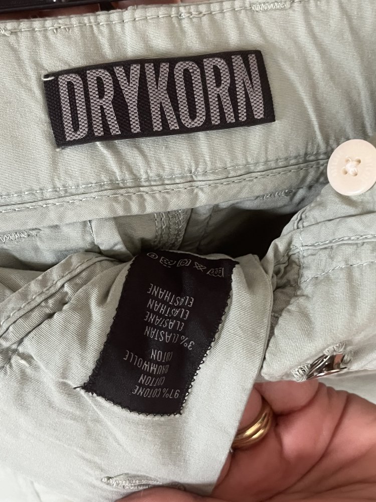 Drykorn Midwaist Chinos Sommerhose Gr.S (28/34) mintgrün, Model BAD H-Hose / M-Trouser