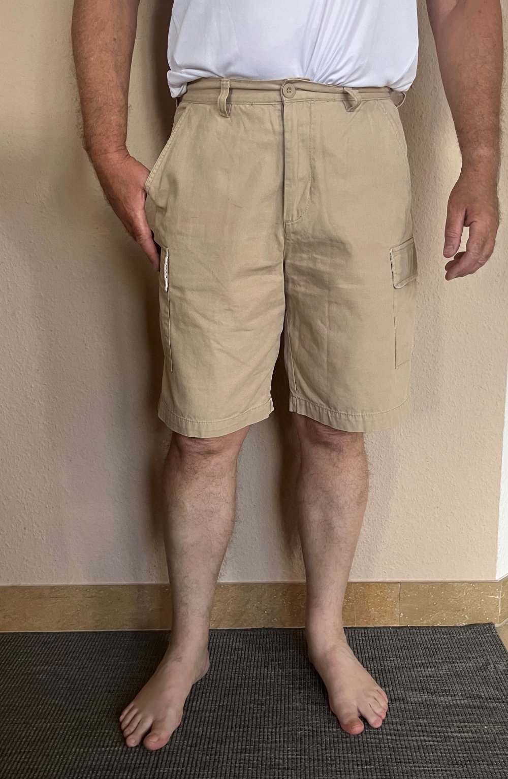 Mango Tree weite Cargo Shorts Gr.48 Farbe Creme High Waist