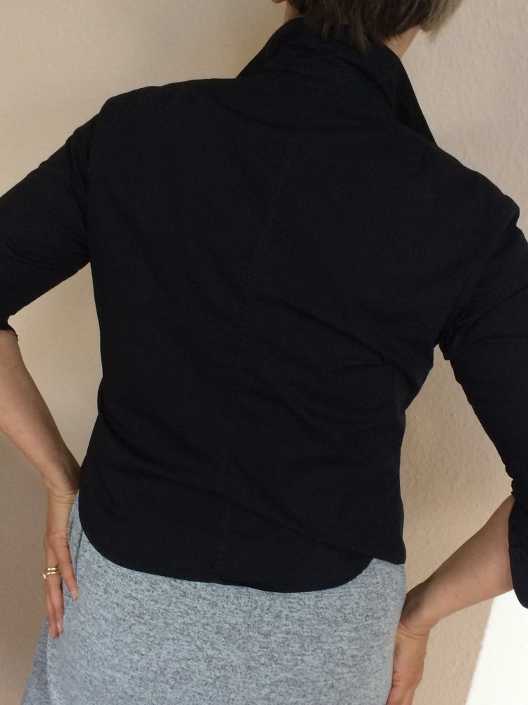 H&M Impulse Bluse Gr.S/M in schwarz + Khaki Baumwolle