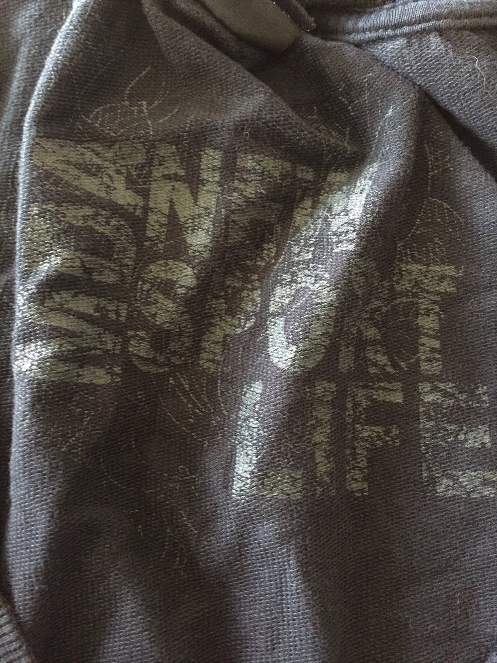 Madonna Warm up Sweaty mit Bauchtasche Gr.S langarm