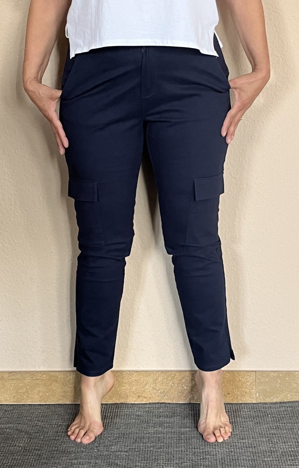 Up 2 Fashion Chino Cargo Hose Gr.40 Neu mit Etikett Navy