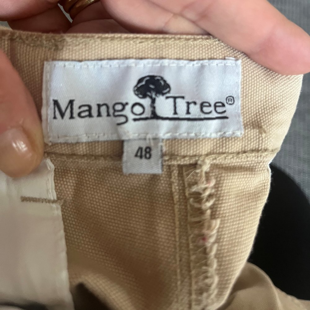 Mango Tree weite Cargo Shorts Gr.48 Farbe Creme High Waist