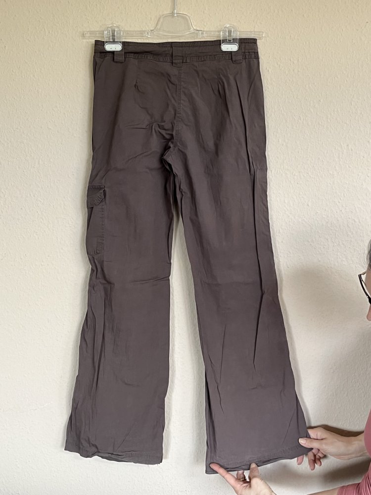Equateur low waist Cargohose Gr.36 mit breitem Saum zum hochkrempeln