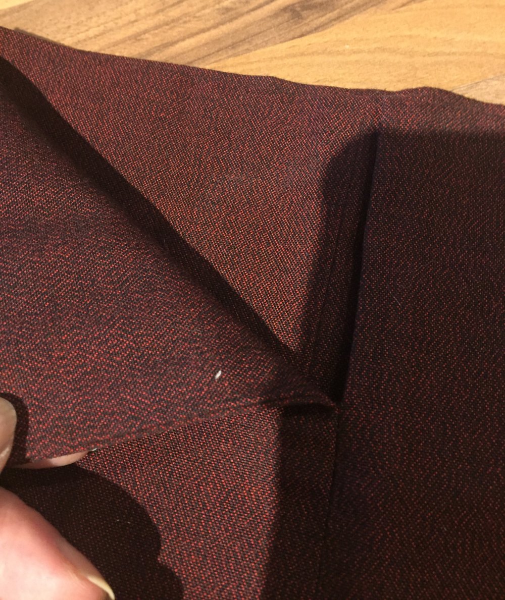Miss H 3/4 Hose Gr.L Bordeaux Farben leicht glänzend