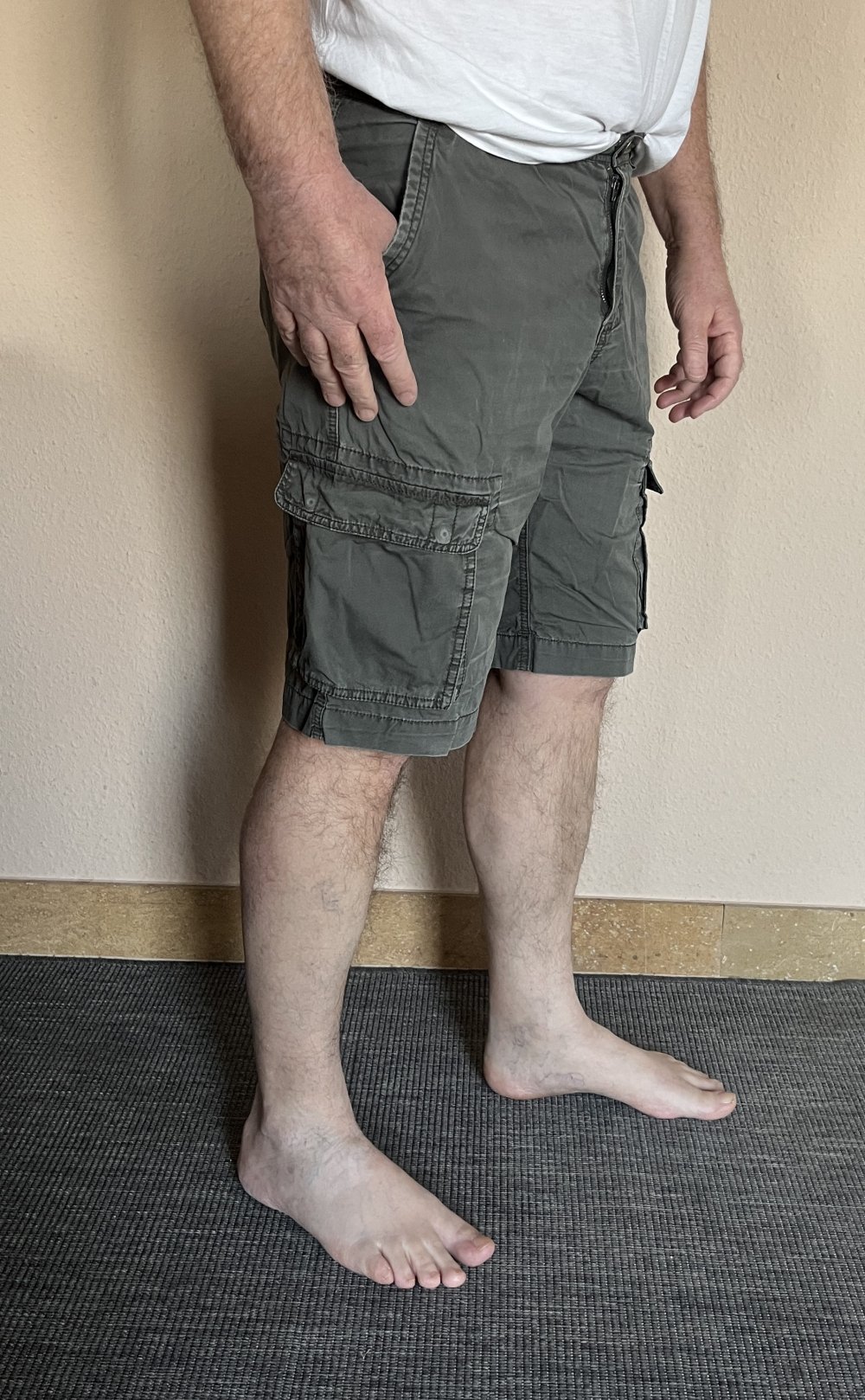 Carne Cargo Shorts Gr.48 Khaki aus Baumwolle