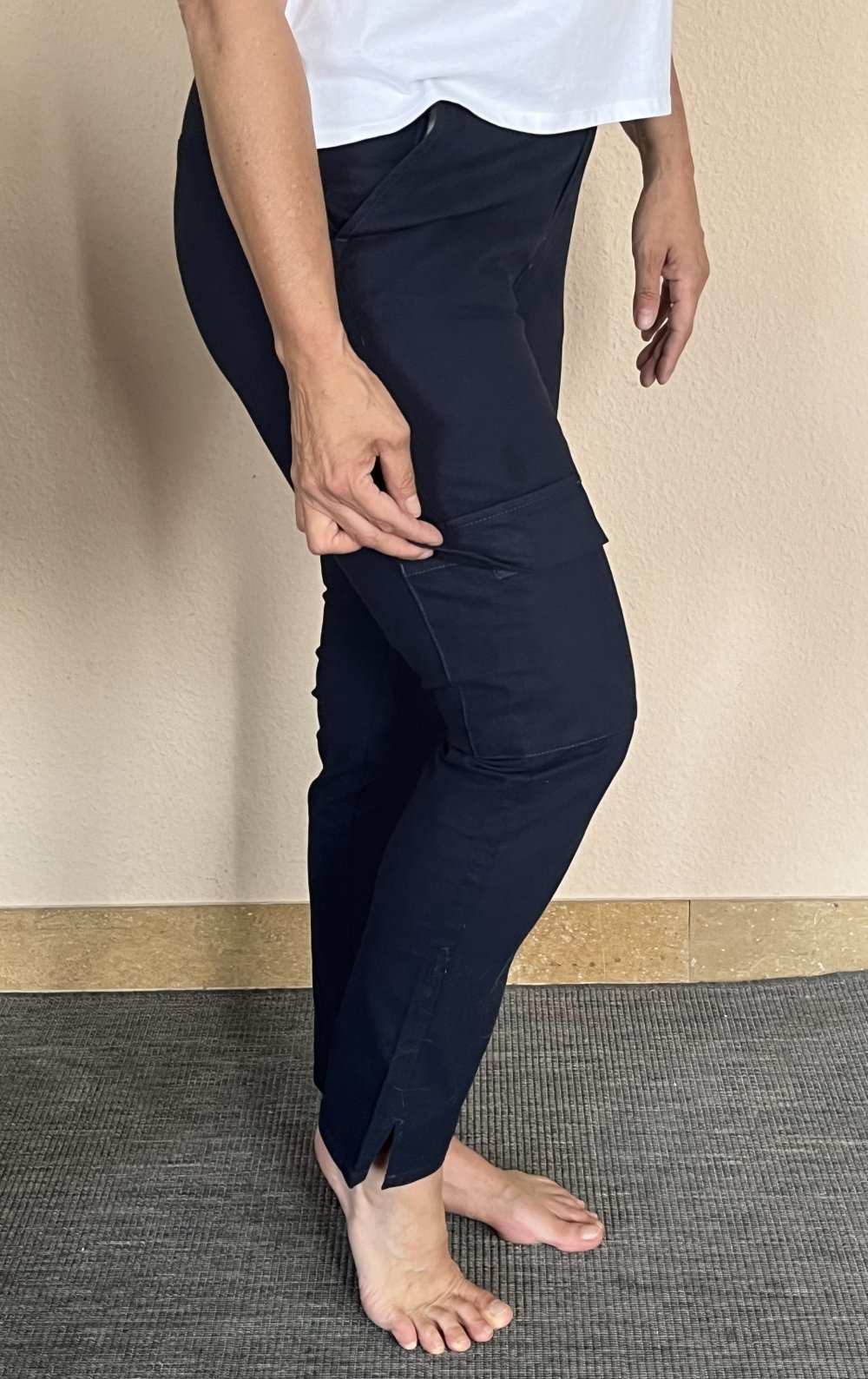 Up 2 Fashion Chino Cargo Hose Gr.40 Neu mit Etikett Navy