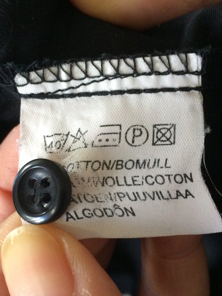 H&M Impulse Bluse Gr.S/M in schwarz + Khaki Baumwolle