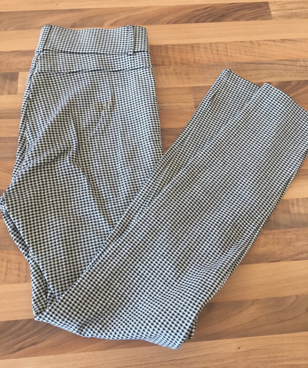 Zara Trafaluc Hahnentritt Leggins mit Seiten Reißverschluss Gr.S/M (28),