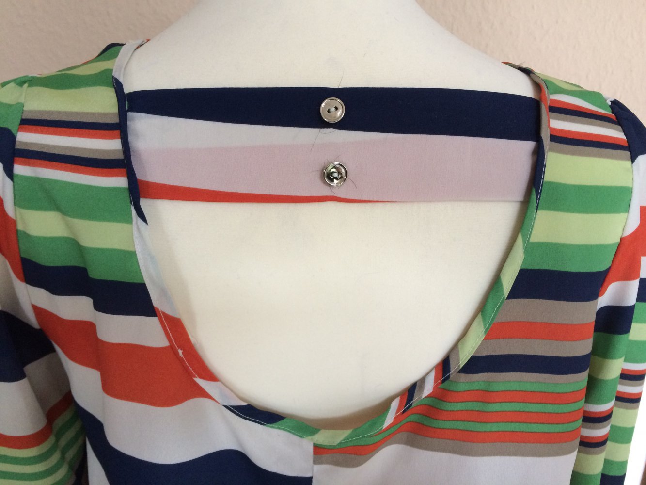 Charlotte Russe USA Chiffon Bluse Gr.S mit schönem Rücken
