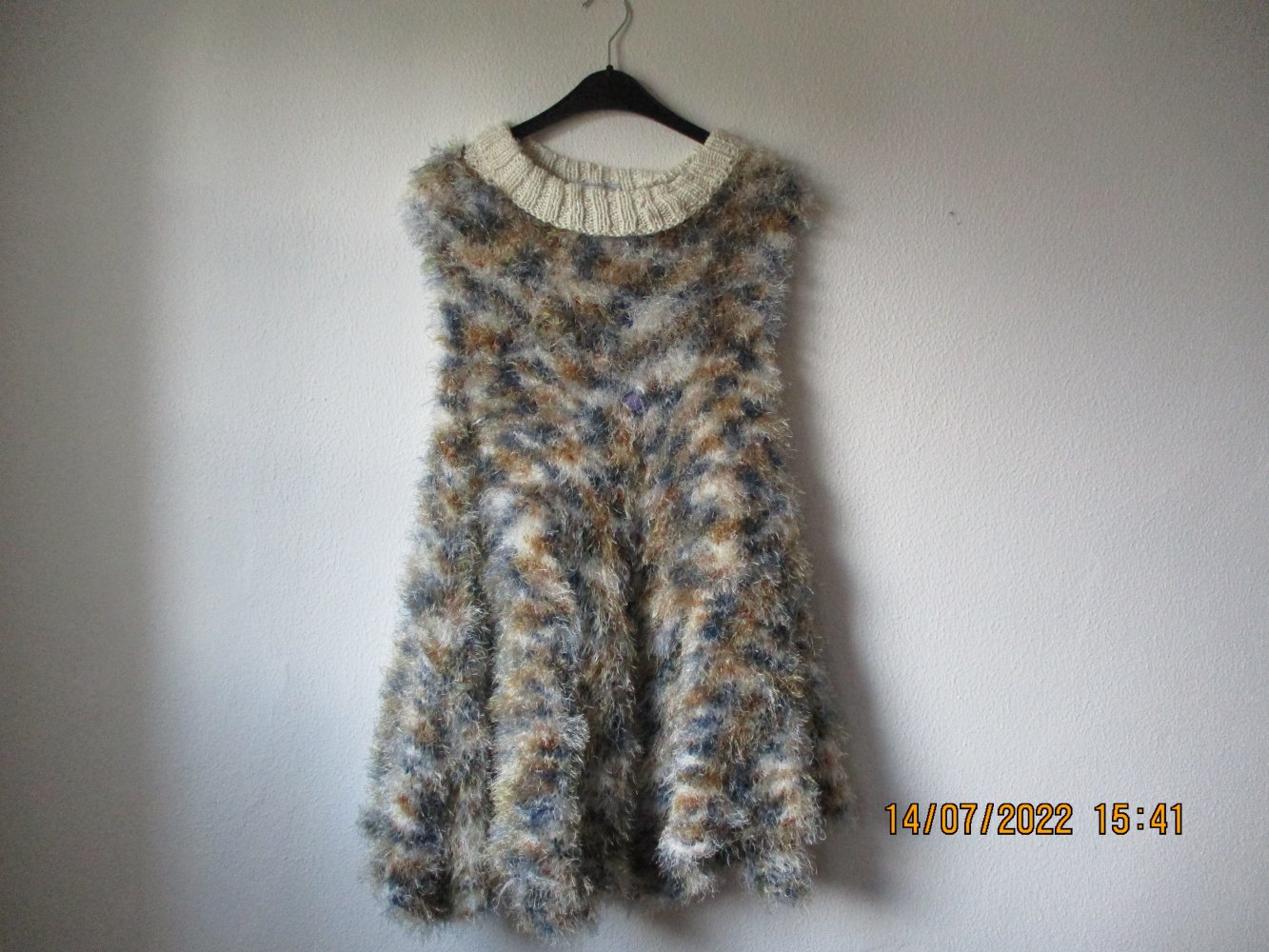 Poncho One Size Handarbeit Selbstgestrickt
