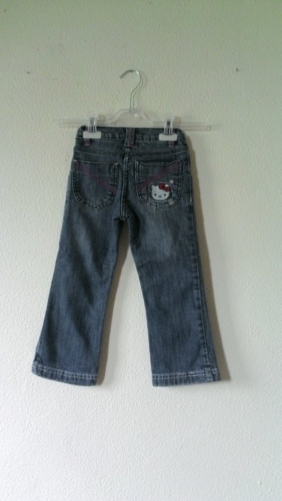 Jeans von Hello Kitty, blau Größe 104