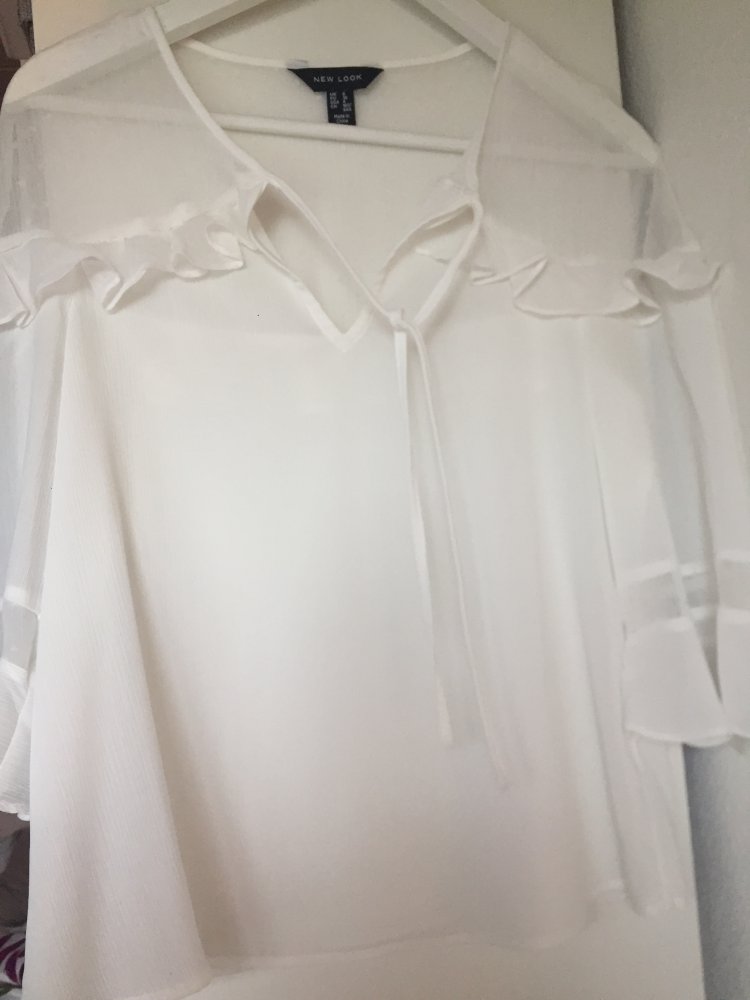 neue weisse Bluse von New Look