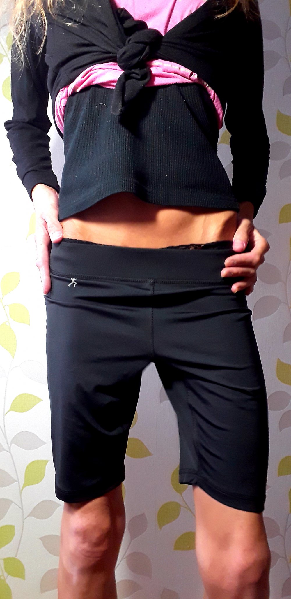 TOP! Sommer Work Out by Atmosphere Leggings 34 XS Trainingshose Sport Fitness Hose Schwarz 