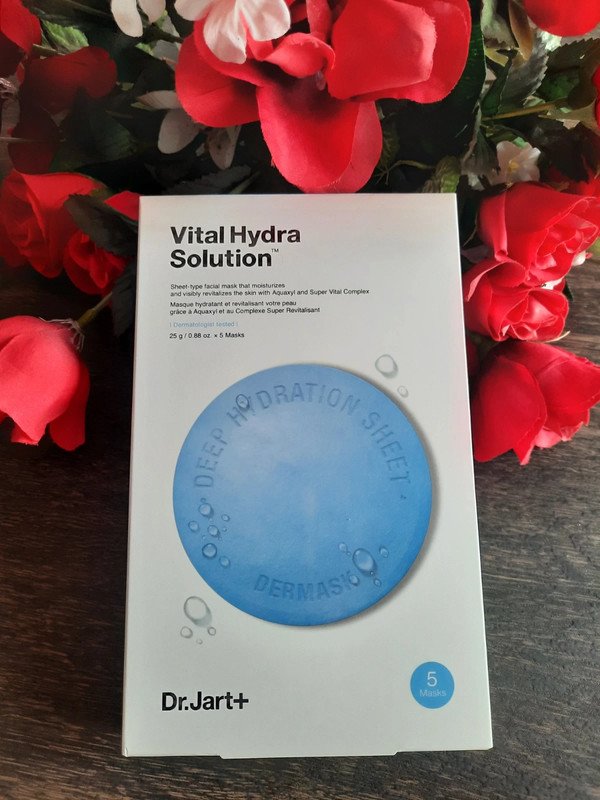5 Stk. Dr.Jart+ Vita Hydra Solution Luxus Korea Sheet Masken NEU
