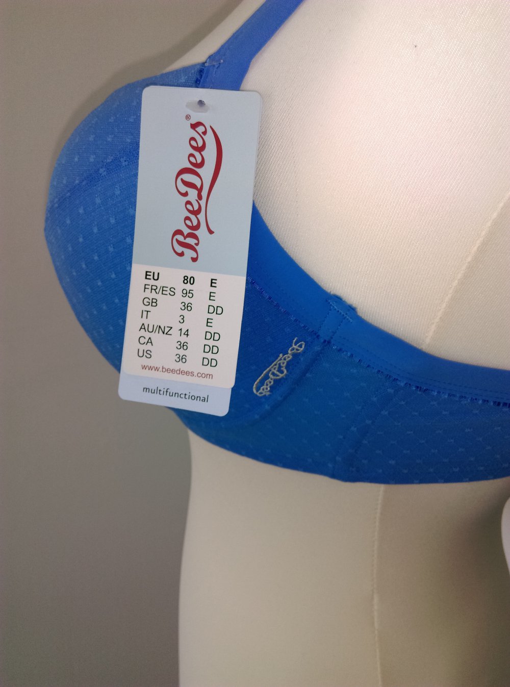 BeeDees BH mit Bügel Lovely Day, Blau, Neu, Multifunktional, 80E