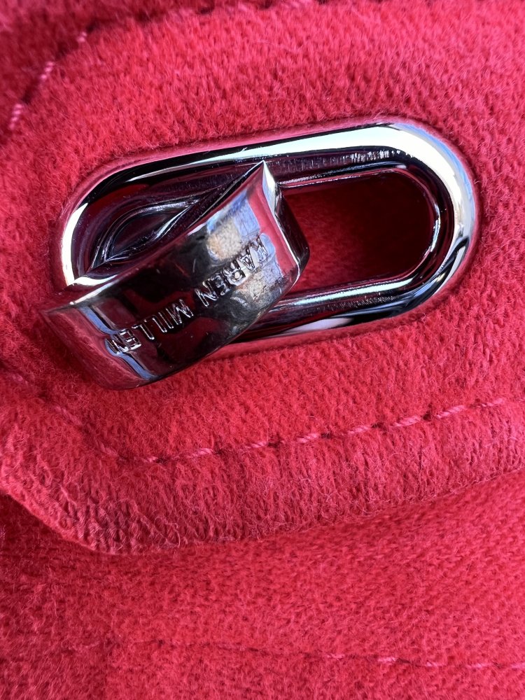 Karen Millen cotton red coat
