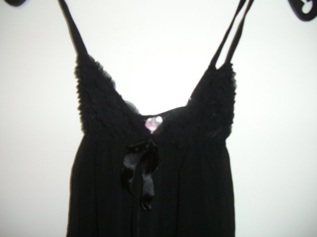 NEU NEGLIGEE NACHTHEMD UNDERWEAR DESSOUSE SPITZE TRANSPARENT 34/XS UNGETRAGEN