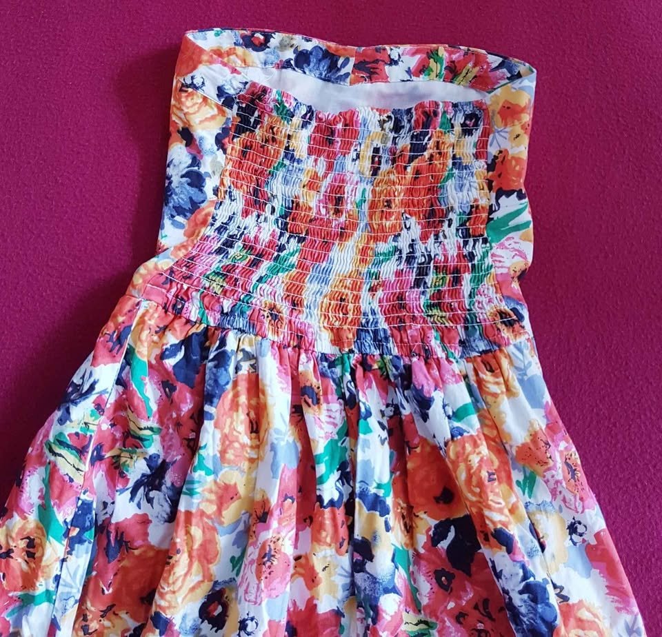 Wunderschönes Bandeau Kleid gr 32/34
