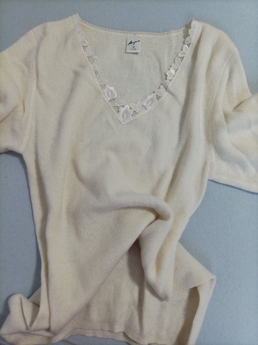 Angora Unterhemd Gr. M 40