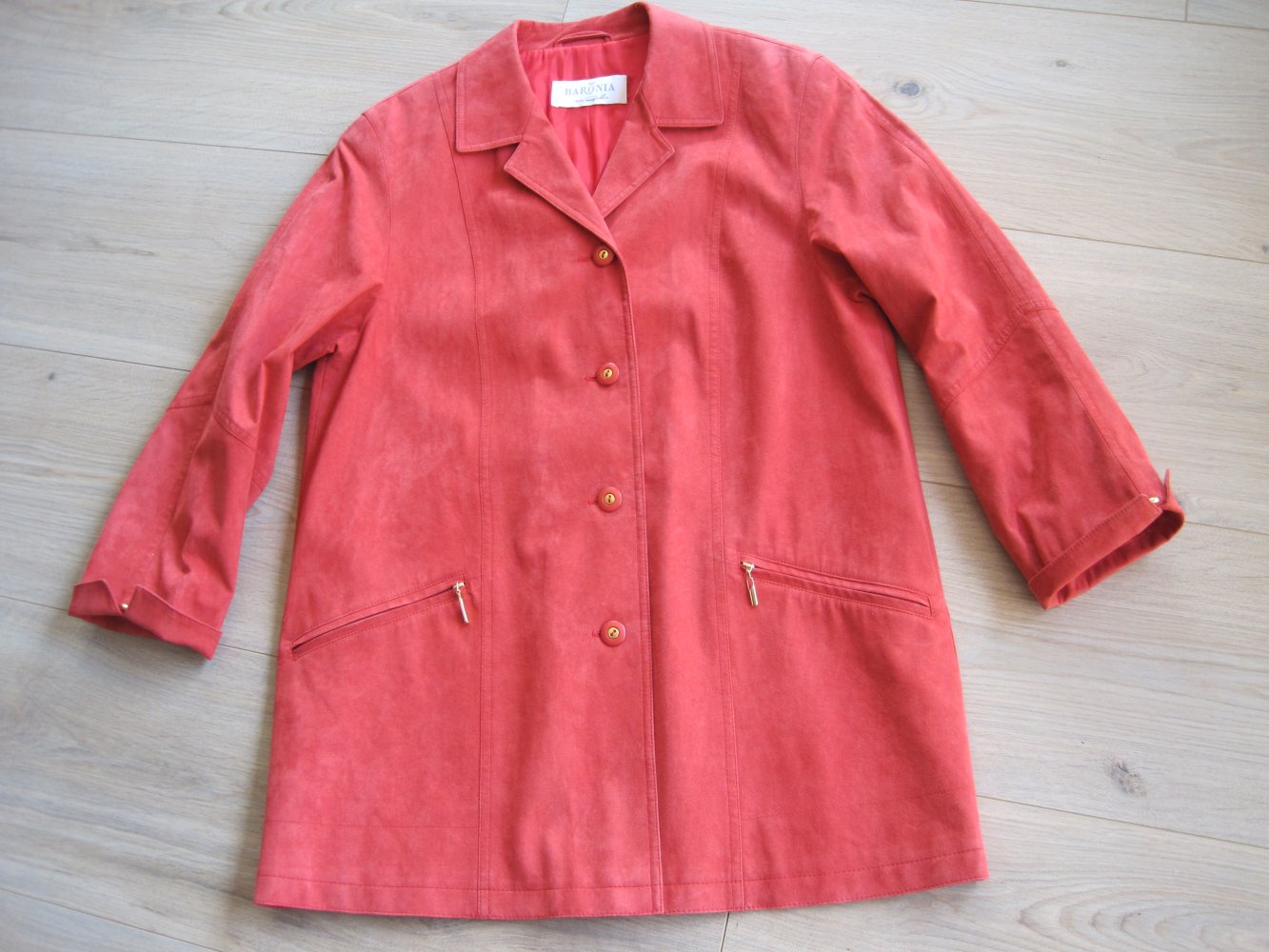*BARONIA* Damen-Jacke/ Blazer Gr. 40 Fb: rot