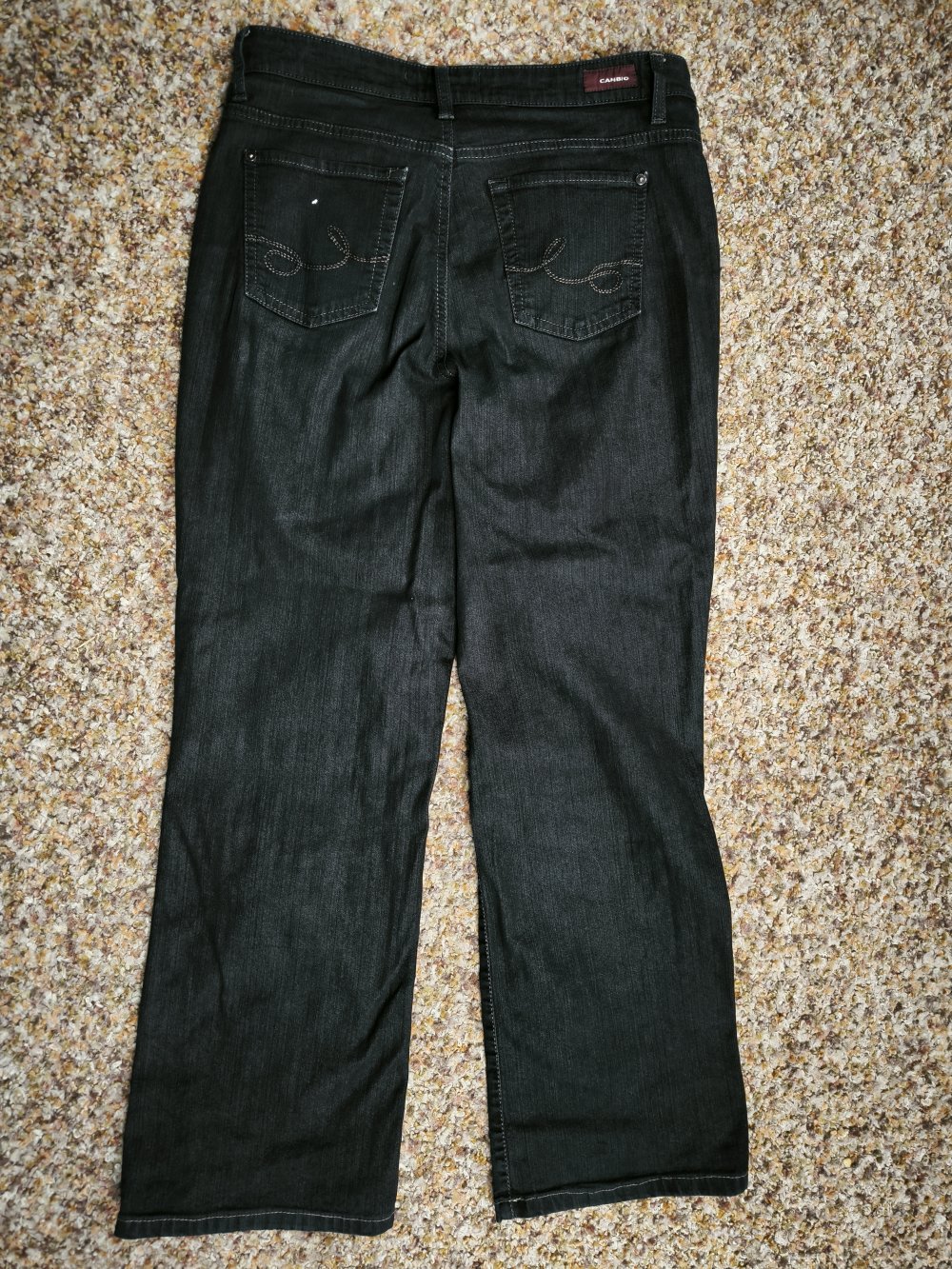 Jeans Damenjeans Hose Damenhose Cambio 38 schwarz black