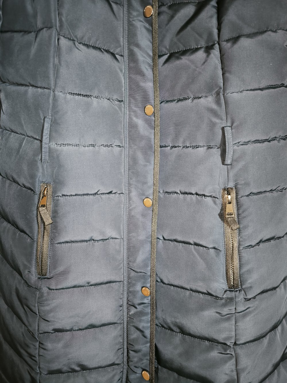 Gina Benotti Damen Trenchcoat Steppmantel Parka Kunstpelzkragen 38 NEU modisch stylisch warm
