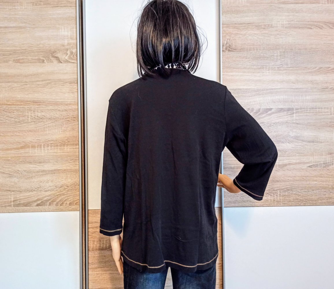 Schöner Langarm-Shirt in schwarz von Via Apia