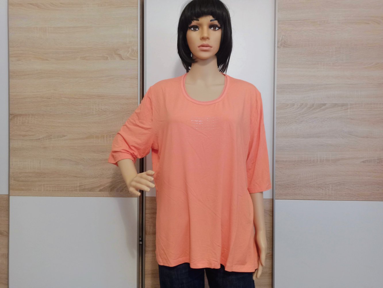 Schönes T-Shirt in korallenrot von Fabiani 