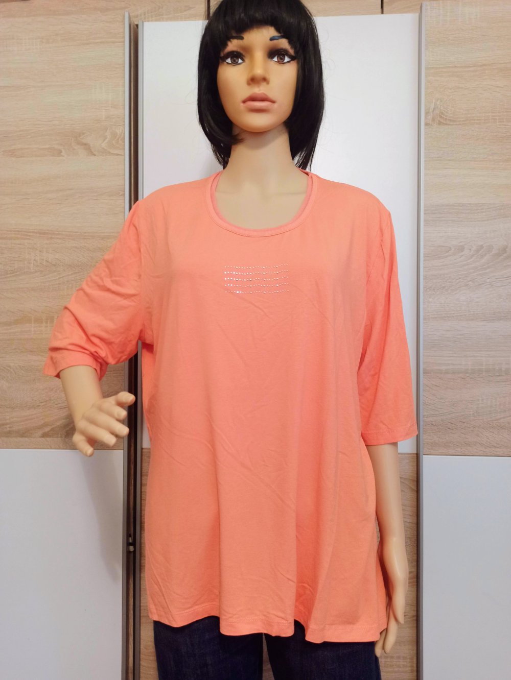 Schönes T-Shirt in korallenrot von Fabiani 