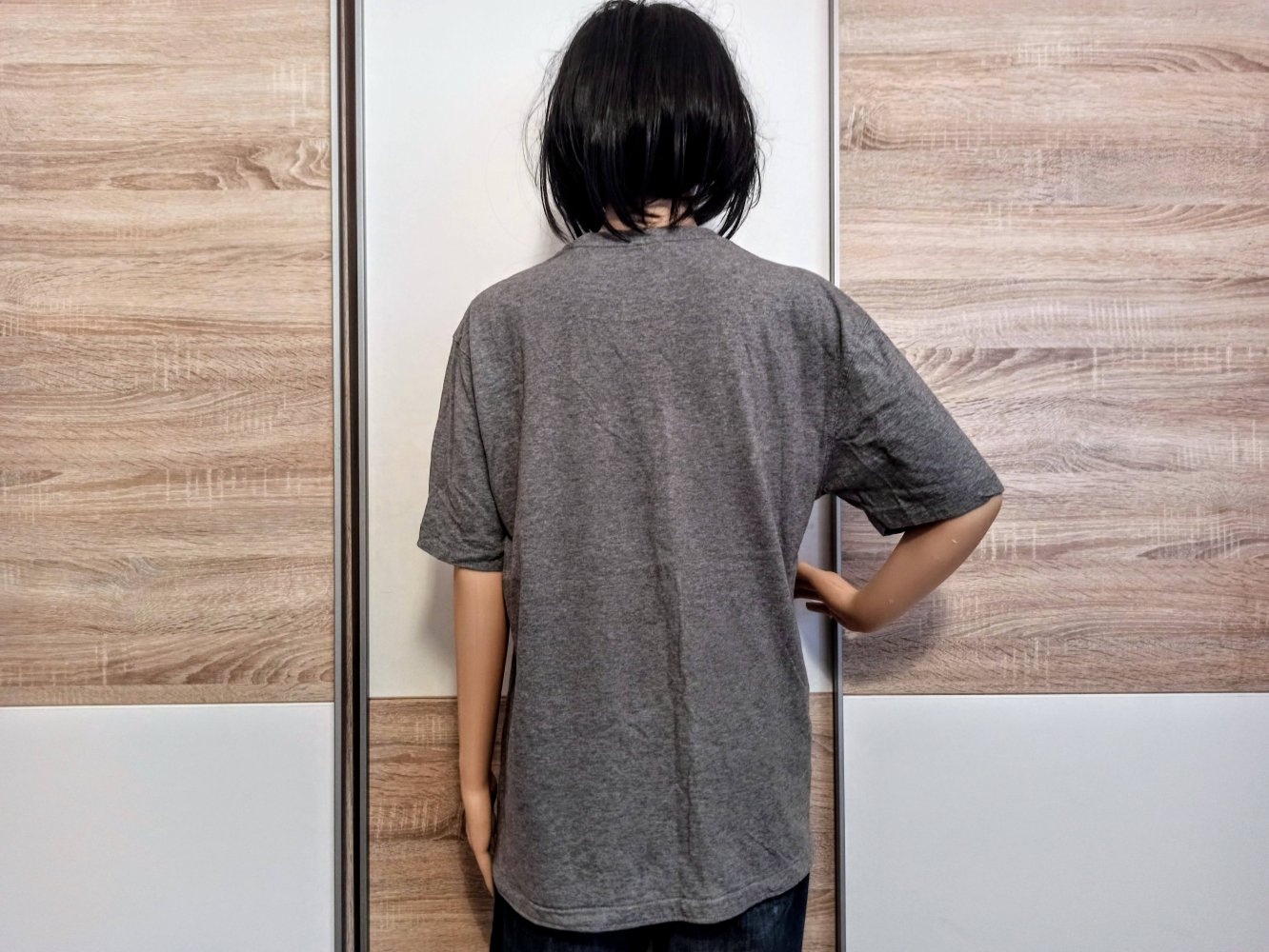 Schönes T-Shirt in grau/rose/weiß von Tjm Tompson Style