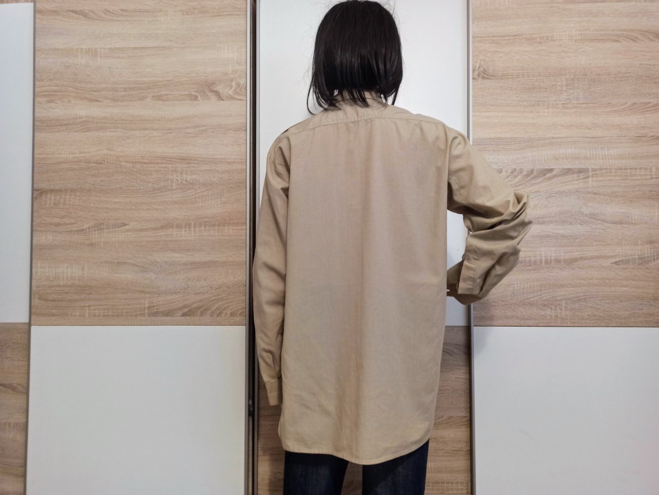 Schöne Bluse in beige