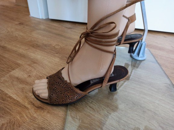Tolle Damen Leder Sandaletten Janet D.