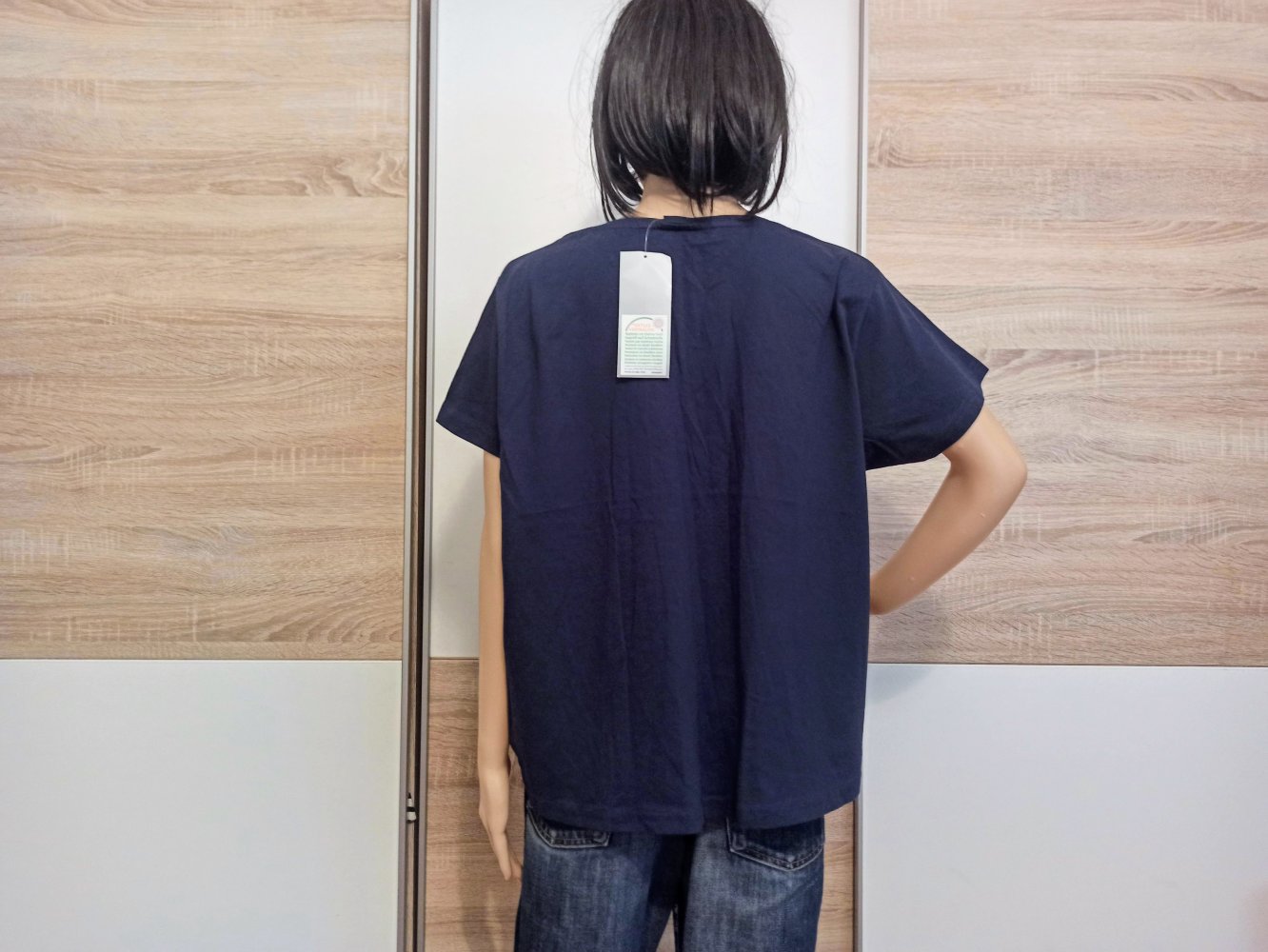 Schönes T-Shirt in marienblau von Okay