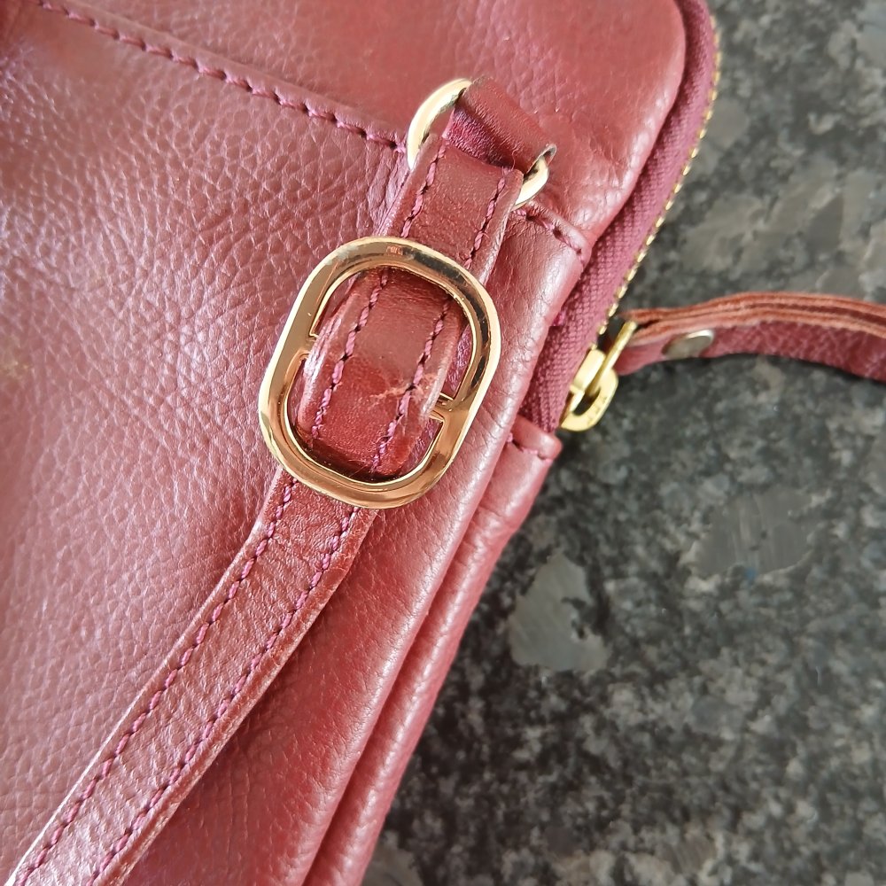 Handytasche bordeaux Leder